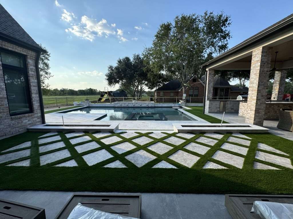 backyard landscape ideas Cypress, TX